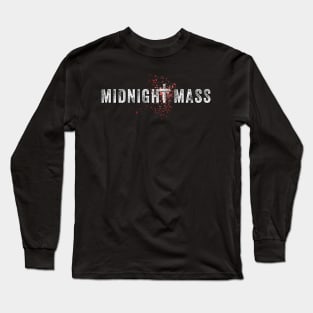 Midnight mass in white cross Long Sleeve T-Shirt